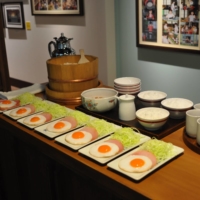 A scene from an exhibition titled “Taberu wo Kaku,” literally “Drawing Eating” | THU-HUONG HA