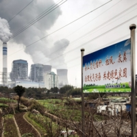 Cooling towers at a coal-fired power station in Tongling, Anhui province, China, in January 2019 | BLOOMBERG