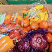 Donated food is collected from a Trader Joe\'s in Fresno. By one estimate, 70% to 90% of wasted food is edible.   | ANDRI TAMBUNAN / THE NEW YORK TIMES