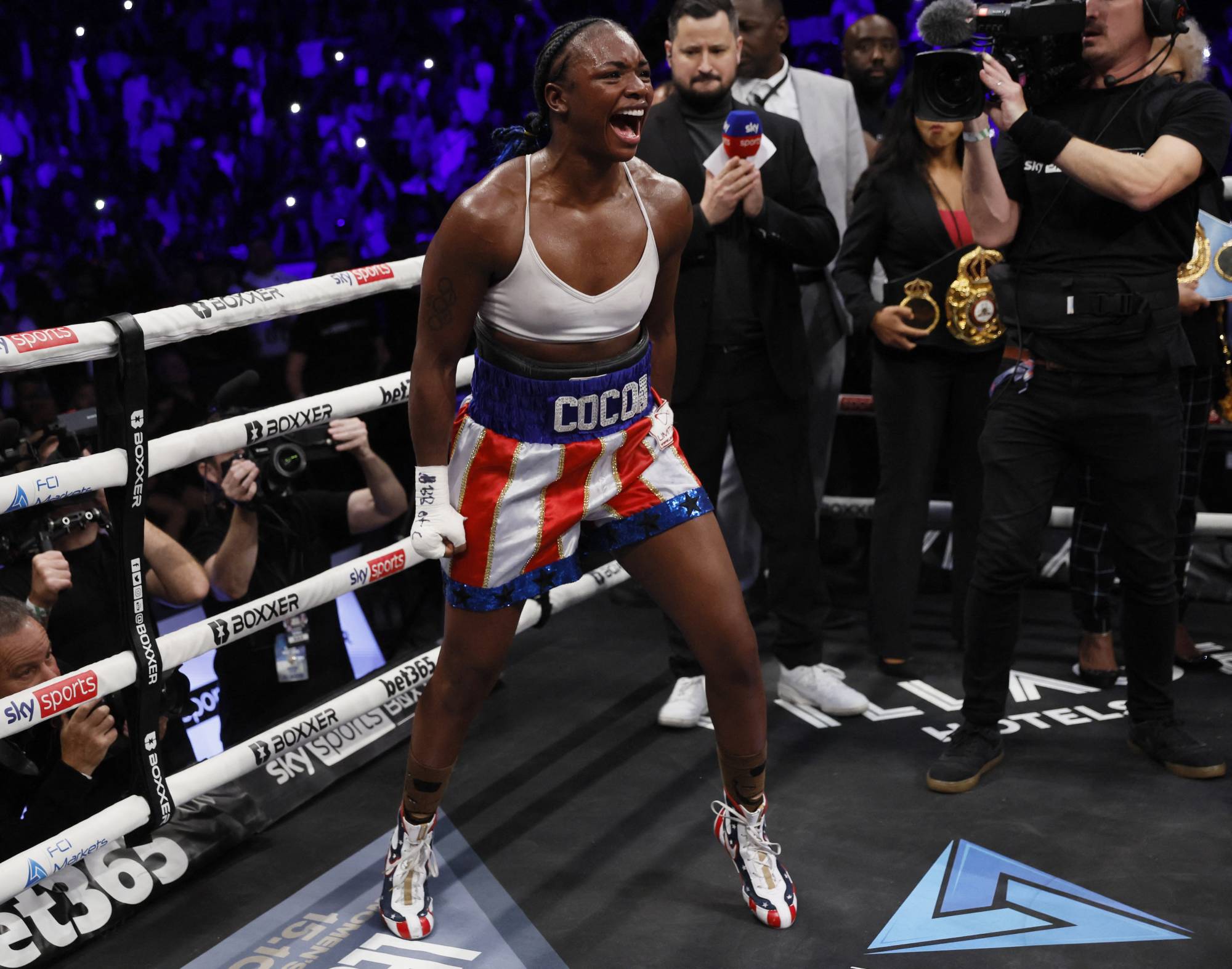 Claressa Shields claims GWOAT status on big night for womens boxing