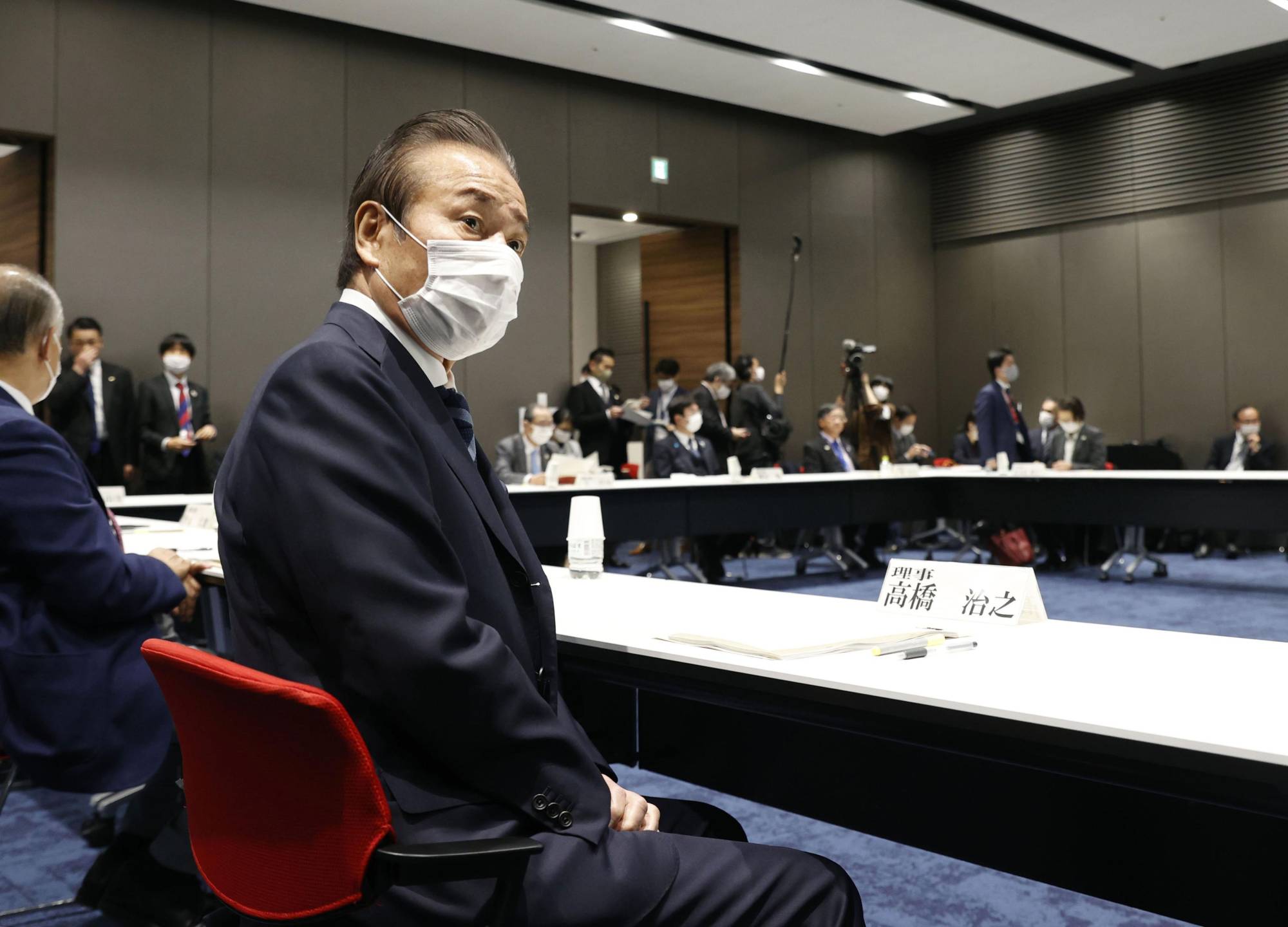 Prosecutors were set to serve a fourth arrest warrant to former Tokyo Olympic executive Haruyuki Takahashi. | KYODO
