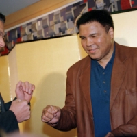 Inoki and Ali met again when the latter visited Japan to attend a retirement ceremony for Inoki at Tokyo Dome in April 1998. | REUTERS