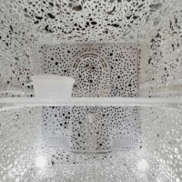 Nina Nomura, a Designart Under 30 selected artist, bores thousands of tiny holes into her works to change viewers\' perception of mass-produced, everyday objects. | COURTESY OF DESIGNART 2022
