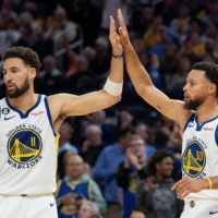 Klay Thompson (left) and Stephen Curry have helped the Warriors win four of the past eight NBA titles.  | REUTERS