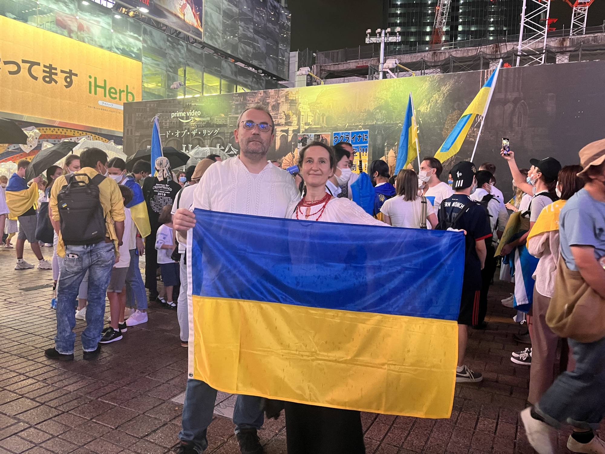 Tetyana Solotska (right) has built a life for herself in Japan, though seeing her homeland engulfed in war has been far from easy. | COURTESY OF TETYANA SOLOTSKA