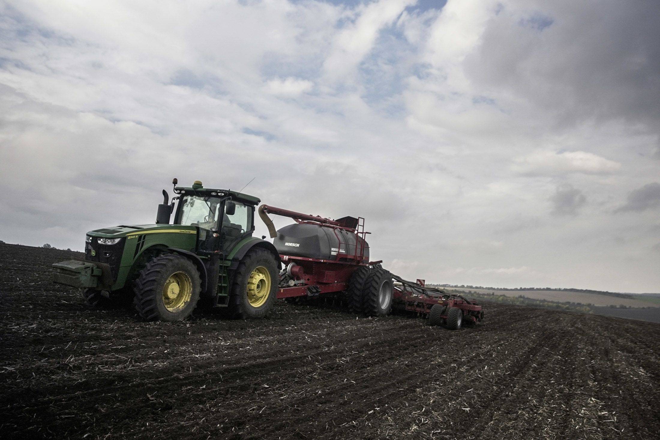 Viktor Bykov’s agricultural company leases 26,000 hectares of farmland in and around the Odesa region. | Bloomberg 