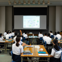 Forum with junior high school students from Okazaki, Aichi Pref. | © NTT