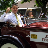 Australian boxer Jeff Fenech, seen riding in a parade during his 2002 induction into the International Boxing Hall of Fame, was a WBC champion across three weight classes between 1985 and 1990. | REUTERS