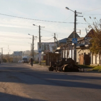 Destroyed military vehicles after Russia\'s retreat from Kherson, Ukraine, on Monday | REUTERS