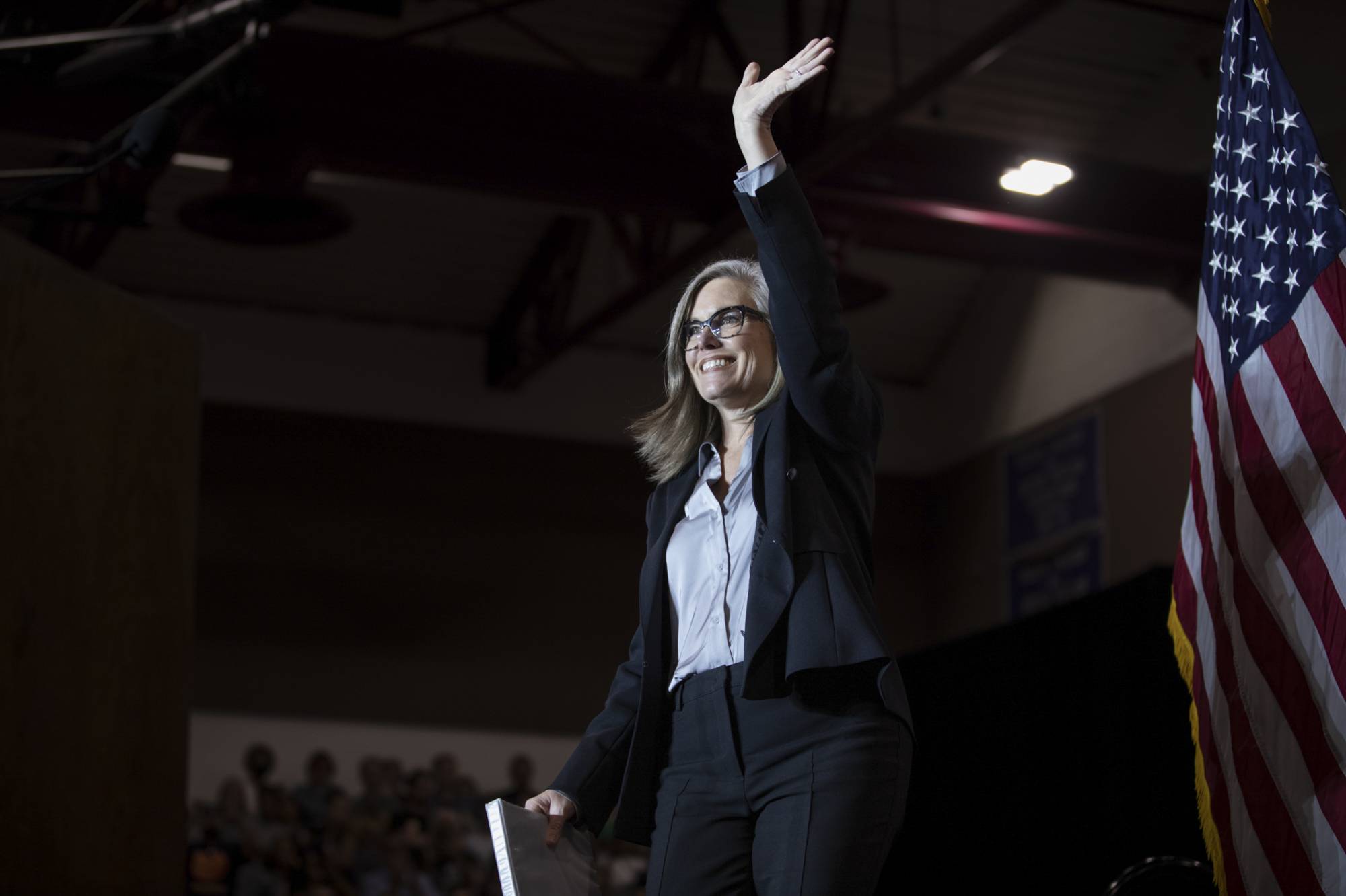 Katie Hobbs, who as Arizona’s secretary of state stood up to efforts by allies of Trump to overturn the 2020 election, has clinched a victory in the state’s race for governor. | Caitlin O'Hara / The New York Times