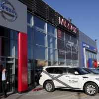 A Nissan and Datsun showroom in the Russian city of Krasnoyarsk | REUTERS