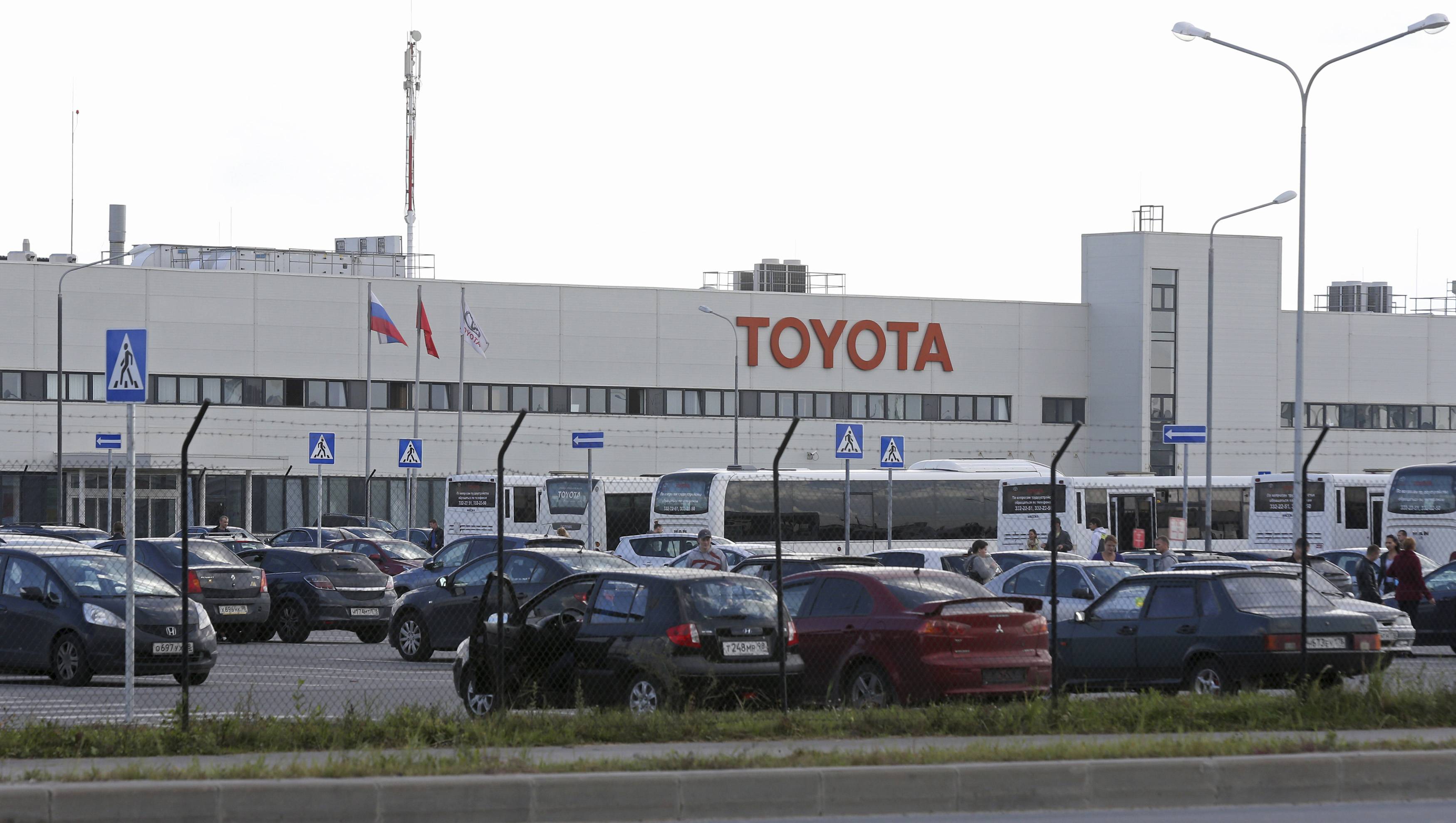 Toyota's automobile assembly plant in St. Petersburg | REUTERS