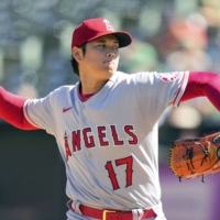 Angels star Shohei Ohtani is among the athletes named in a class action lawsuit over the collapse of major crypto exchange FTX. | KYODO