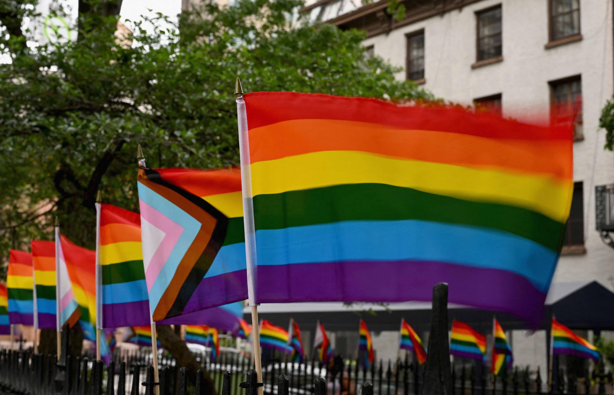 American voters' rejection of some far-right Republican candidates can be seen as a win for the LGBTQ community according to activists.  | AFP-JIJI