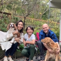 Simon Whalley is seen here with his family. Among them is his son, Indy, who inspired Whalley to write about the climate crisis.  | COURTESY OF SIMON WHALLEY
