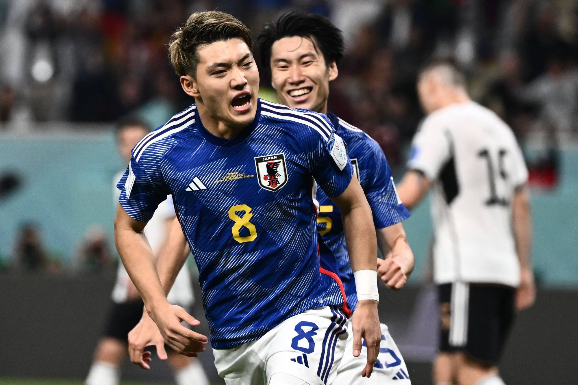 SOCCER/ Japan gets 2 late goals to upset Germany 2-1 at World Cup