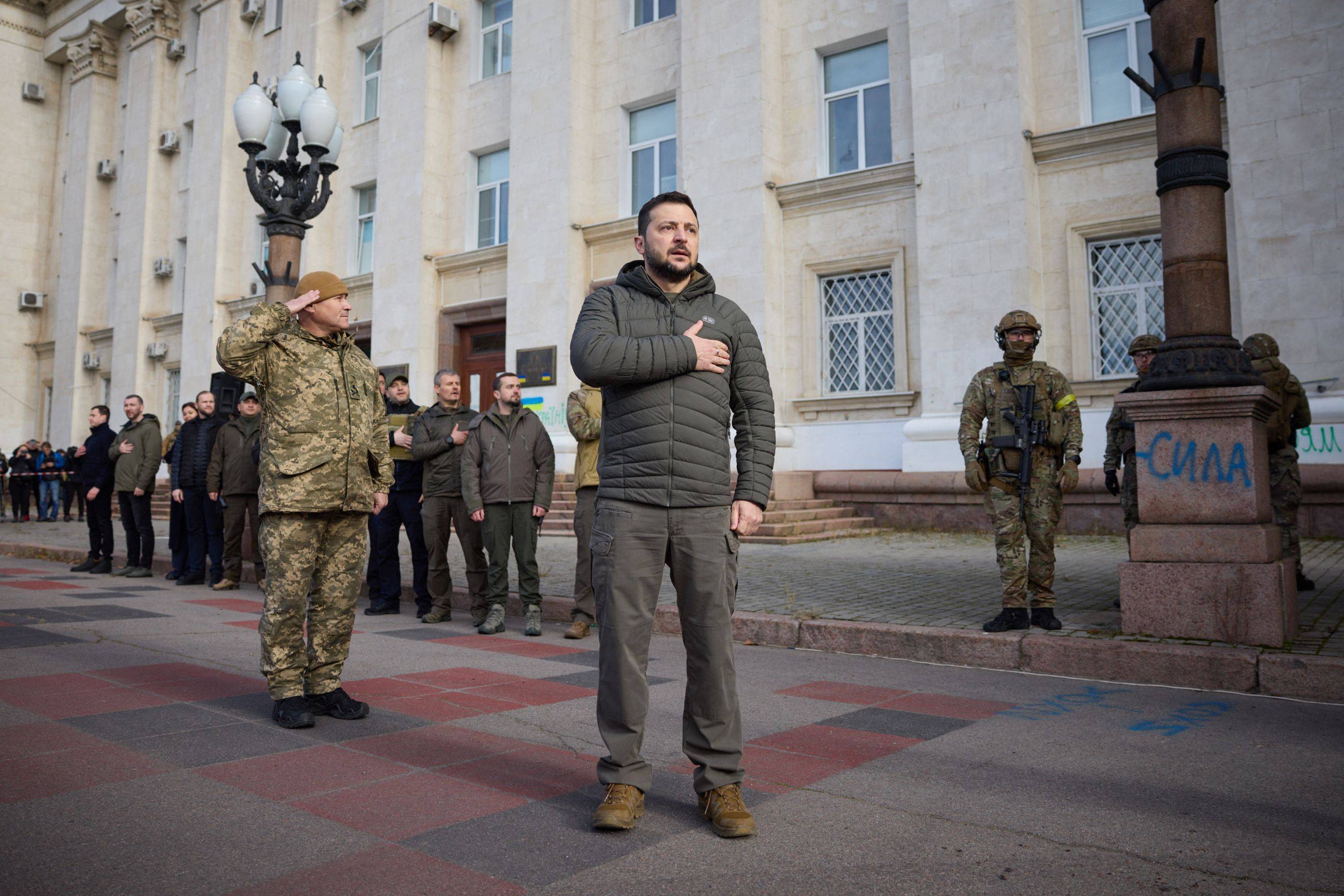 The Kremlin is using preposterous tropes and narratives to label the Ukrainians as Nazis and even satanists, with many Russians believing the obvious propaganda. | UKRAINIAN PRESIDENTIAL PRESS SERVICE / VIA AFP-JIJI 