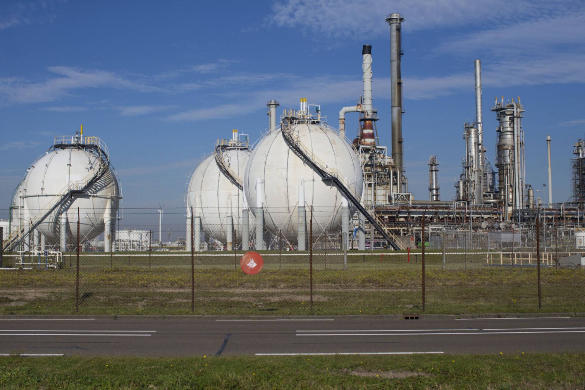 Gasoline storage tanks operated by Kuwait Petroleum, in Rotterdam, Netherlands, in October 2015. | BLOOMBERG