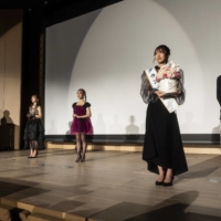 Finalists on stage for the announcement of a winner in Sophia University’s pageant, where organizers unified the male and female contests and invited entrants who identified anywhere along the gender spectrum, in Tokyo, on Nov. 3.  | SHIHO FUKADA / THE NEW YORK TIMES