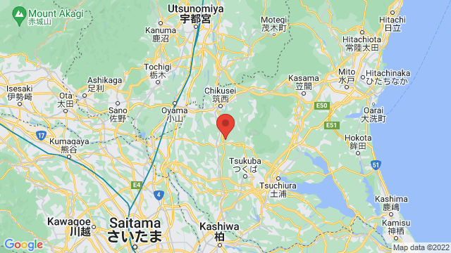 The epicenter of the earthquake that occurred on Nov. 9 at 5:40 p.m. is located in southern Ibaraki prefecture | GOOGLE MAPS