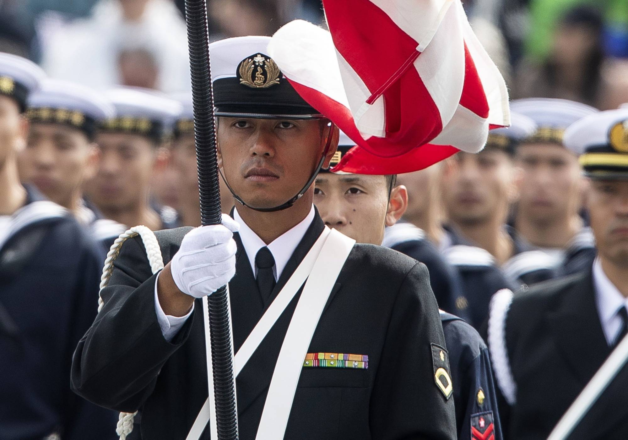 Japan is said to be considering the purchase of up to 500 cruise missiles from the United States to give it a counterstrike capability as part of an effort to boost its national defense. | BLOOMBERG