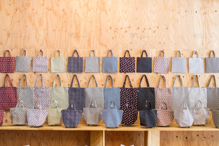 At Yozando Fabric & Cafe the goal is not just to produce high-quality woven goods but to provide customers a relaxing environment that encourages repeat visits. | COURTESY OF YOZANDO FABRIC & CAFE