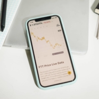 FTT data on a smartphone | BLOOMBERG