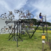Even on a sweltering day, it’s hard to resist a little bit of exercise-as-art. | ANDREA JUNG-AN LIU