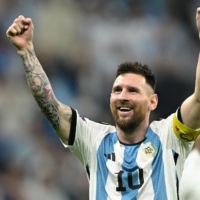 Lionel Messi will attempt to lead Argentina to its first World Cup title since 1986 on Sunday.  | AFP-JIJI