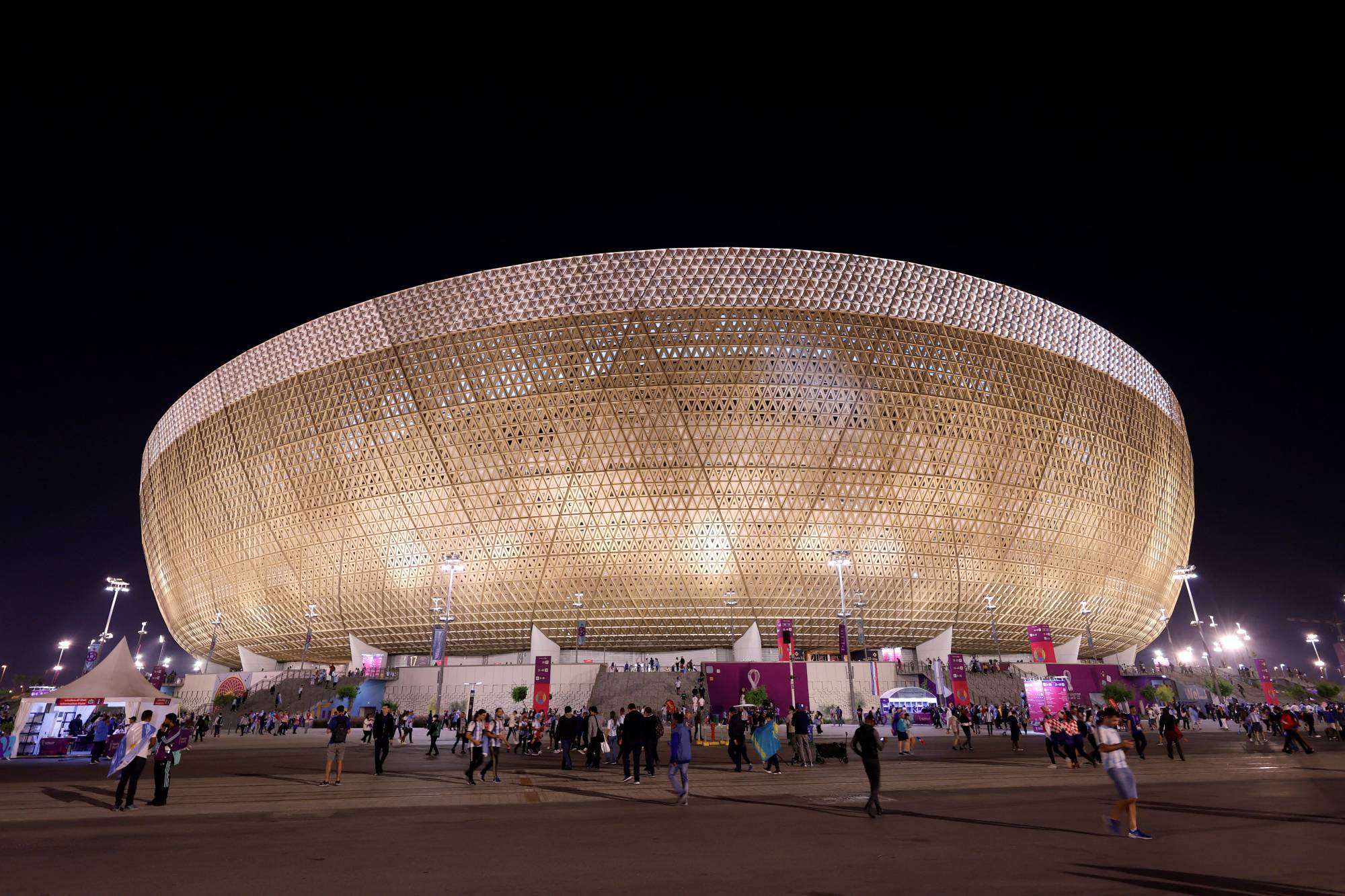 The Lusail Stadium before the semifinal match between Croatia and Argentina during the 2022 World Cup on Tuesday. | YUKIHITO TAGUCHI / USA TODAY SPORTS
