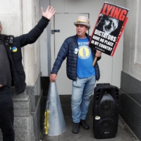 Anti-Brexit demonstrators protester at Westminster in June.     | REUTERS