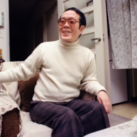 Issei Sagawa, known as the \"Kobe Cannibal\" for killing and then devouring a Dutch student in 1981, speaks at his apartment in Yokohama in 1992. | AFP-JIJI