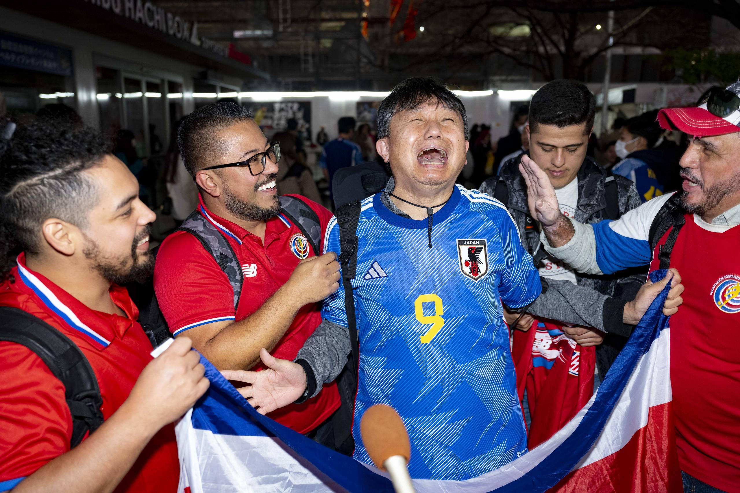 Costa Rica beats Japan | © TAIDGH BARRON