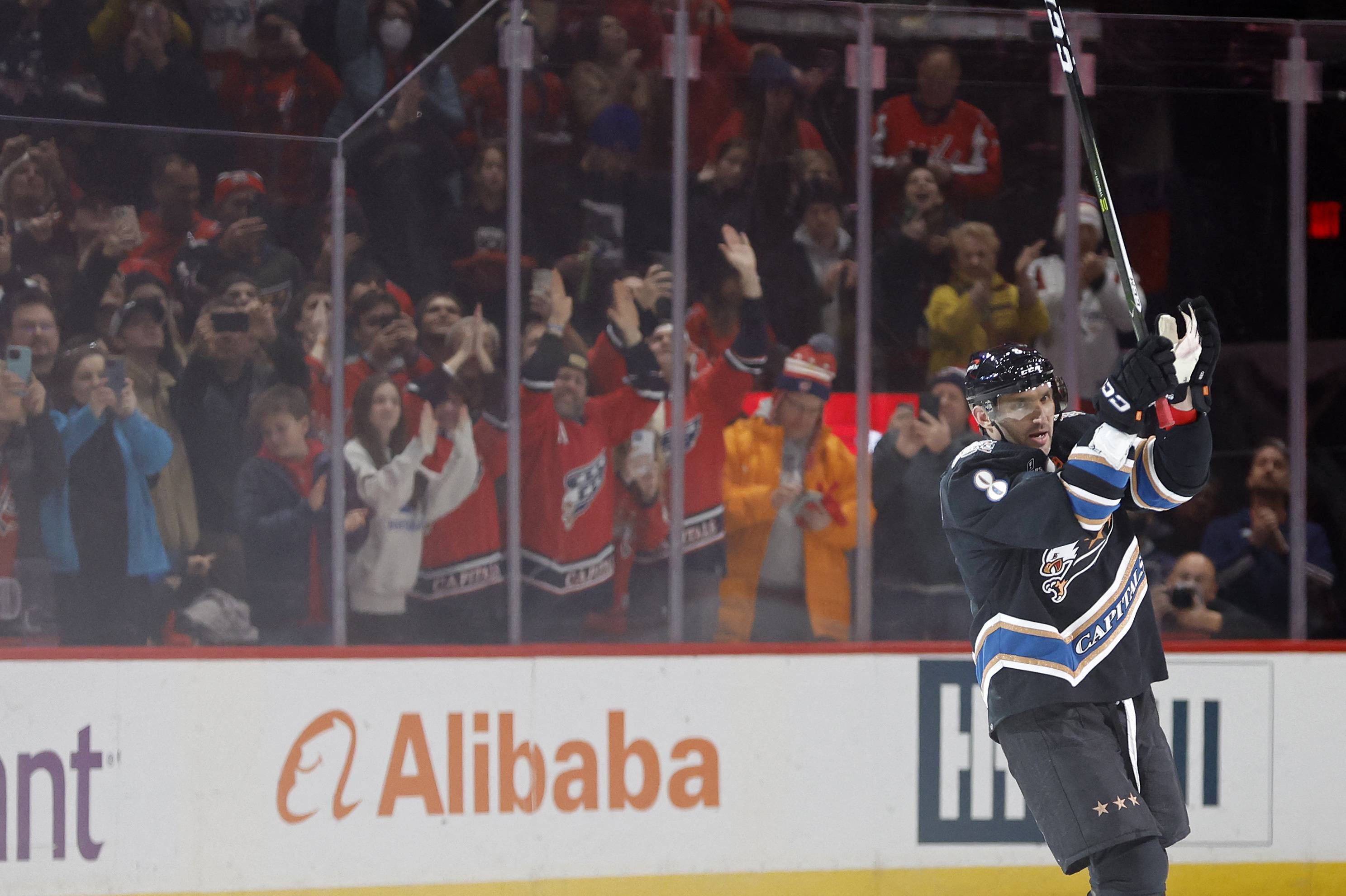 Watch: Capitals' Alex Ovechkin breaks Russian scoring record in NHL 