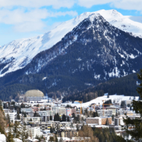 Davos, Switzerland, is Europe’s highest town and where the World Economic Forum usually holds its annual meeting. | GETTY IMAGES
