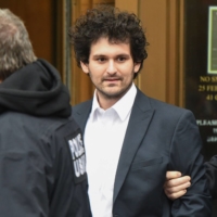 Bankman-Fried departs from court in New York on Dec. 22. | BLOOMBERG