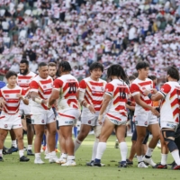 The Brave Blossoms have not defeated a higher-ranked nation since reaching the quarterfinals of the 2019 Rugby World Cup in Japan. | KYODO