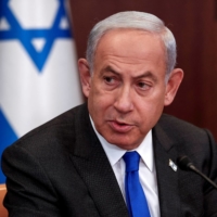 Israeli Prime Minister Benjamin Netanyahu attends a weekly Cabinet meeting in Jerusalem on Tuesday.  | REUTERS