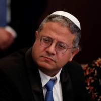 Itamar Ben-Gvir, Israel\'s far-right minister of national security in Prime Minister Benjamin Netanyahu\'s new government, attends the weekly Cabinet meeting in Jerusalem, on Jan. 3, 2023. | REUTERS