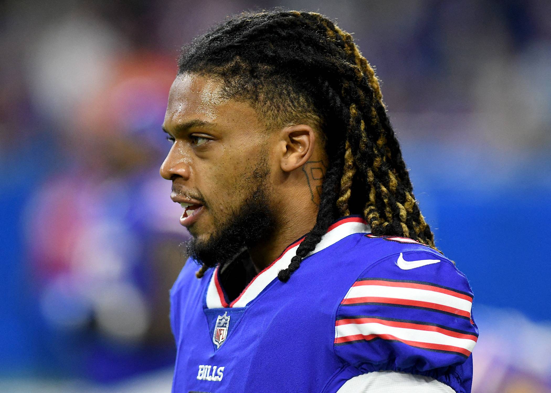 Damar Hamlin at Bills facility for first time since discharge