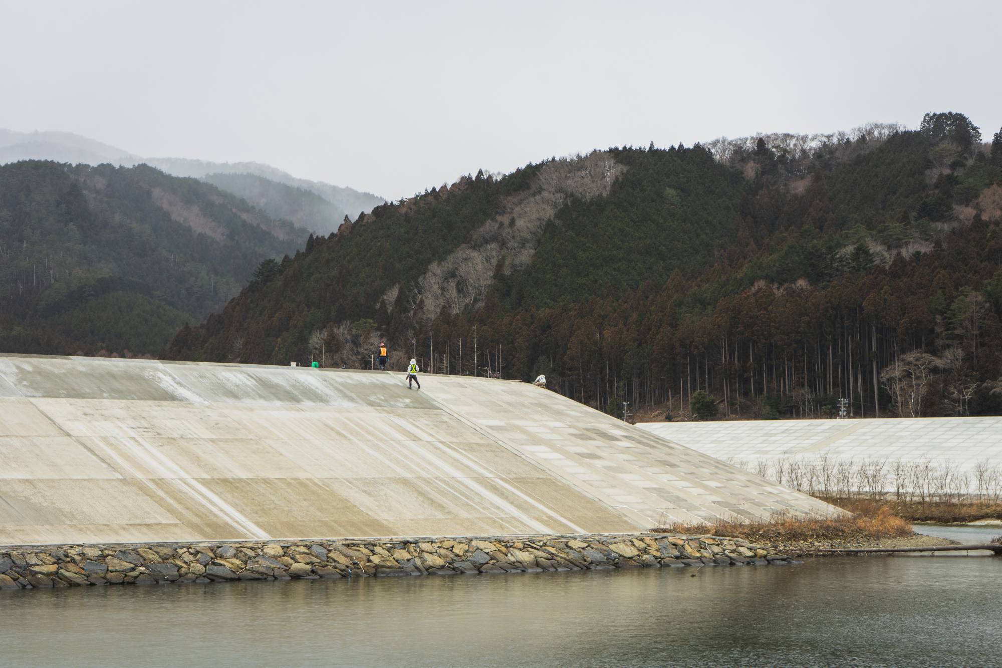 A seawall in Ogatsu, Miyagi Prefecture, to protect the area against tsunami.  | Oscar Boyd
