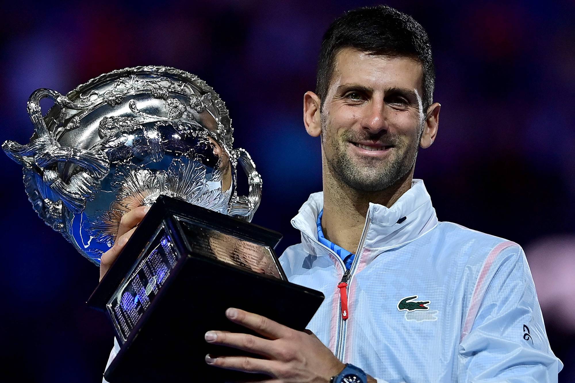 Emotional Novak Djokovic exhales after biggest victory of career in Australian Open final