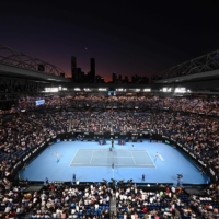 The Australian open attracted more than 900,000 spectators over three weeks, setting a new attendance record. | AFP-JIJI