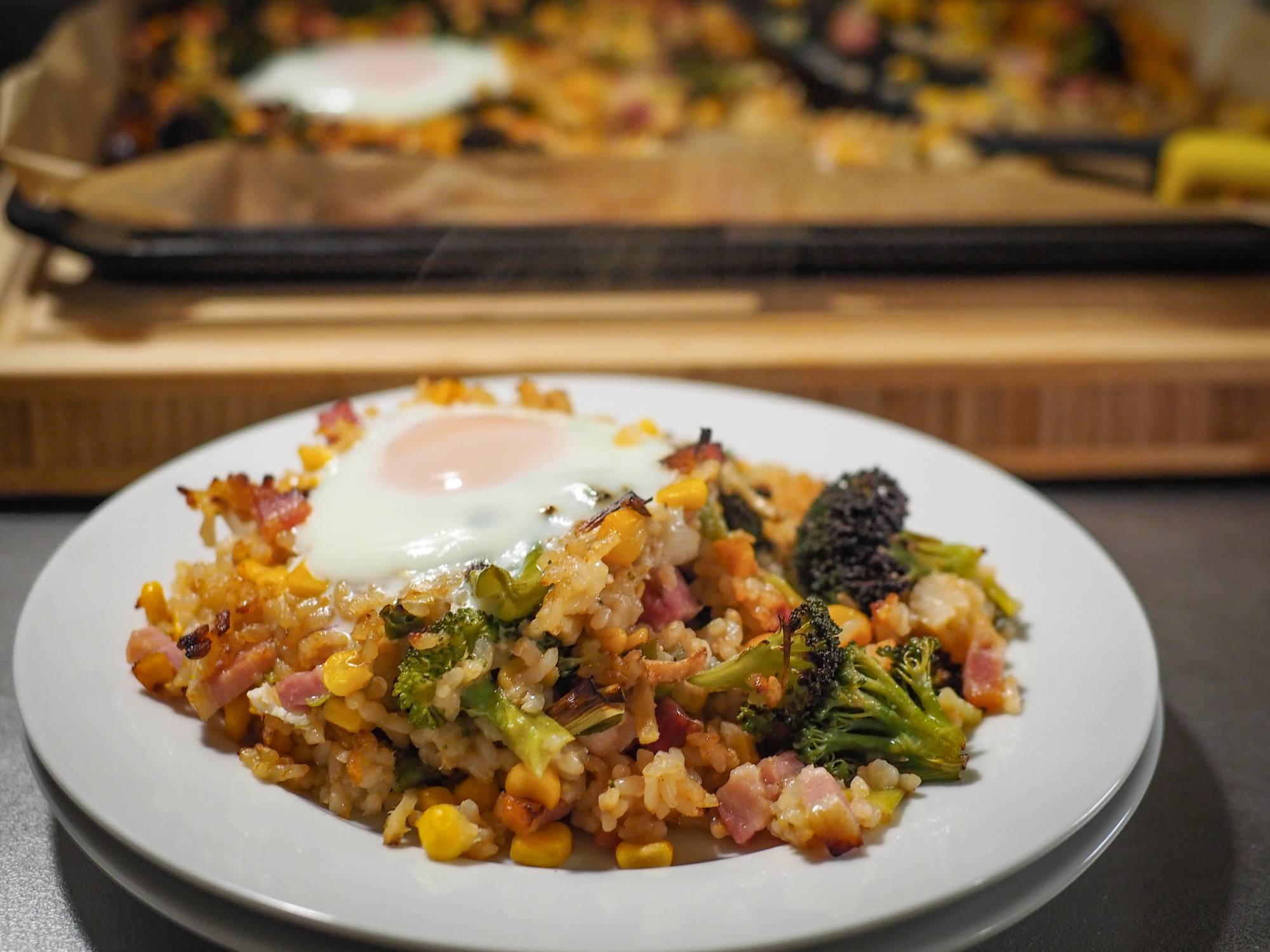 Oven store fried rice