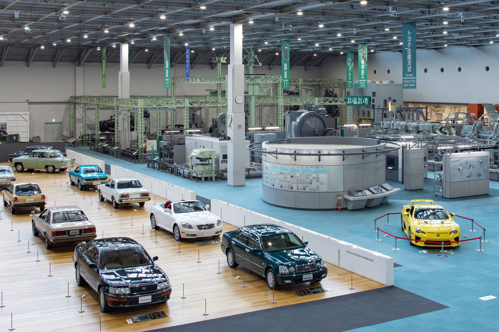The interior of the Toyota Commemorative Museum of Industry and Technology in Nagoya | Courtesy of Toyota Commemorative Museum of Industry and Technology
