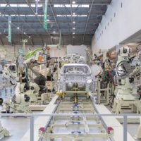 A production line sits on display at the Toyota Commemorative Museum of Industry and Technology in Nagoya. | COURTESY OF TOYOTA COMMEMORATIVE MUSEUM OF INDUSTRY AND TECHNOLOGY
