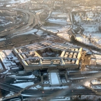The Pentagon in Washington. The old-fashioned intelligence collection method of using a balloon recalls the lengths to which Beijing and Washington have been willing to go to spy on each other. | AFP-JIJI