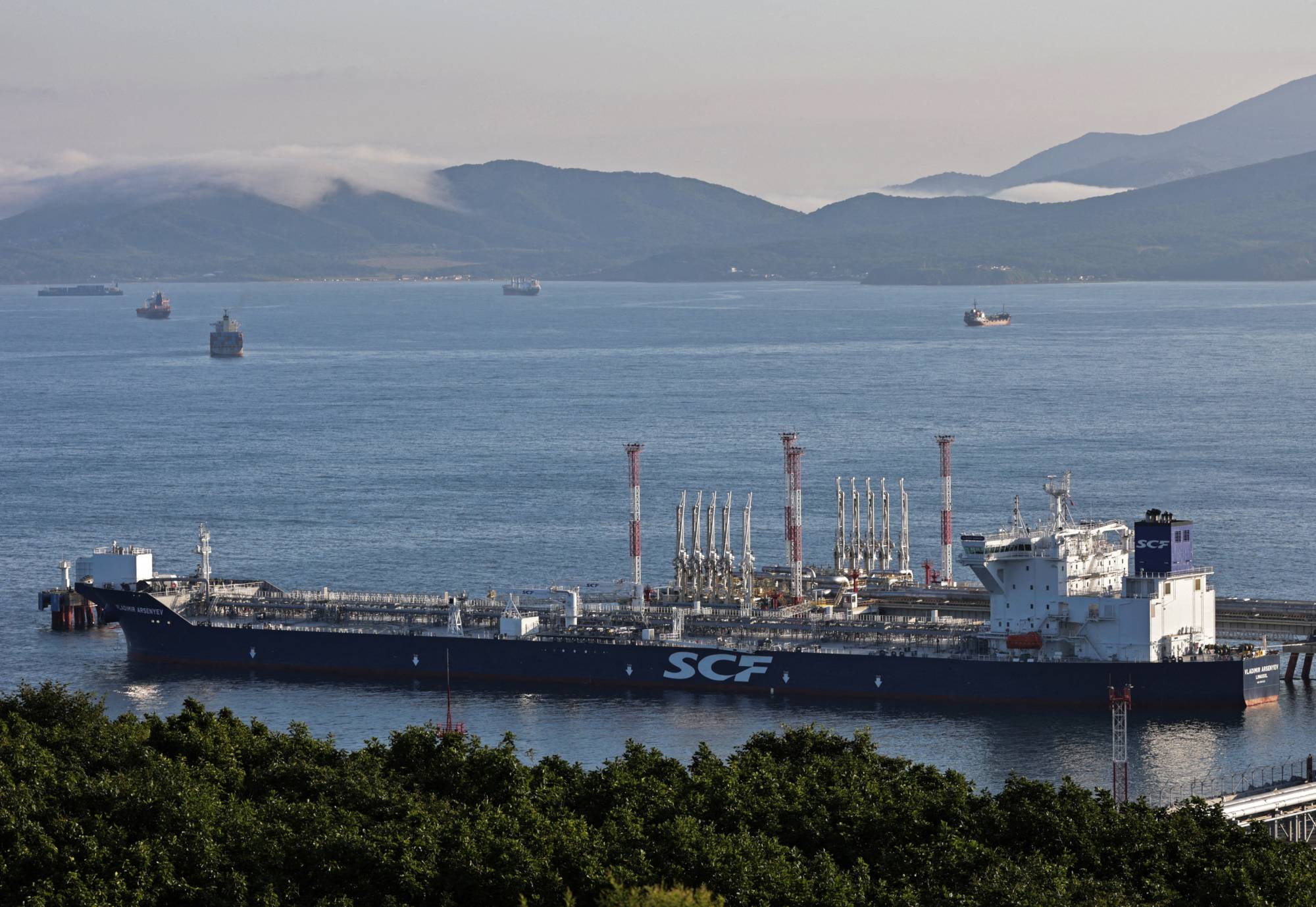 A tanker at a crude oil terminal near Nakhodka, Russia, in August last year.  | REUTERS