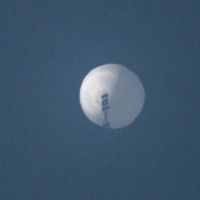 A balloon flies in the sky over Billings, Montana, on Feb. 1. | REUTERS  