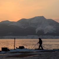Kunashiri, one of the four Russian-held islands off Hokkaido, in 2016 | REUTERS